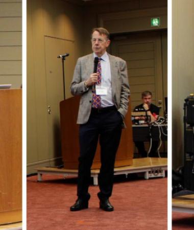 Speakers at the Tokyo Symposium. From left to right: Kaori Muto (RIKEN, University of Tokyo), Rory Collins (UK Biobank and D2R scientific advisor) and Rami Suzuki (President & Representative Director, ARC Therapies)